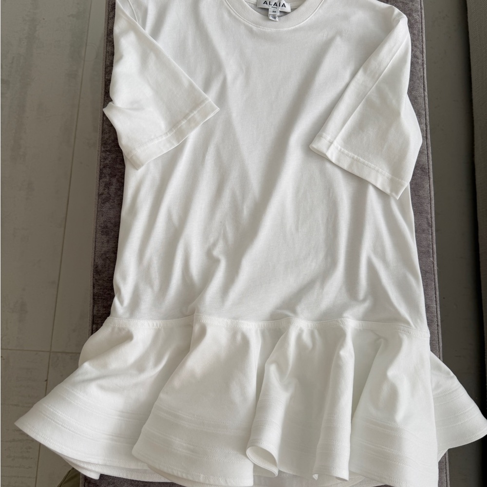 ALAIA Alaia Ss Peplum Tshirt size 36 (S/M)